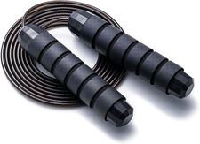 Jump Rope, Adjustable Jump Ropes,Skipping Rope Tangle-Free Rapid Speed with Ball