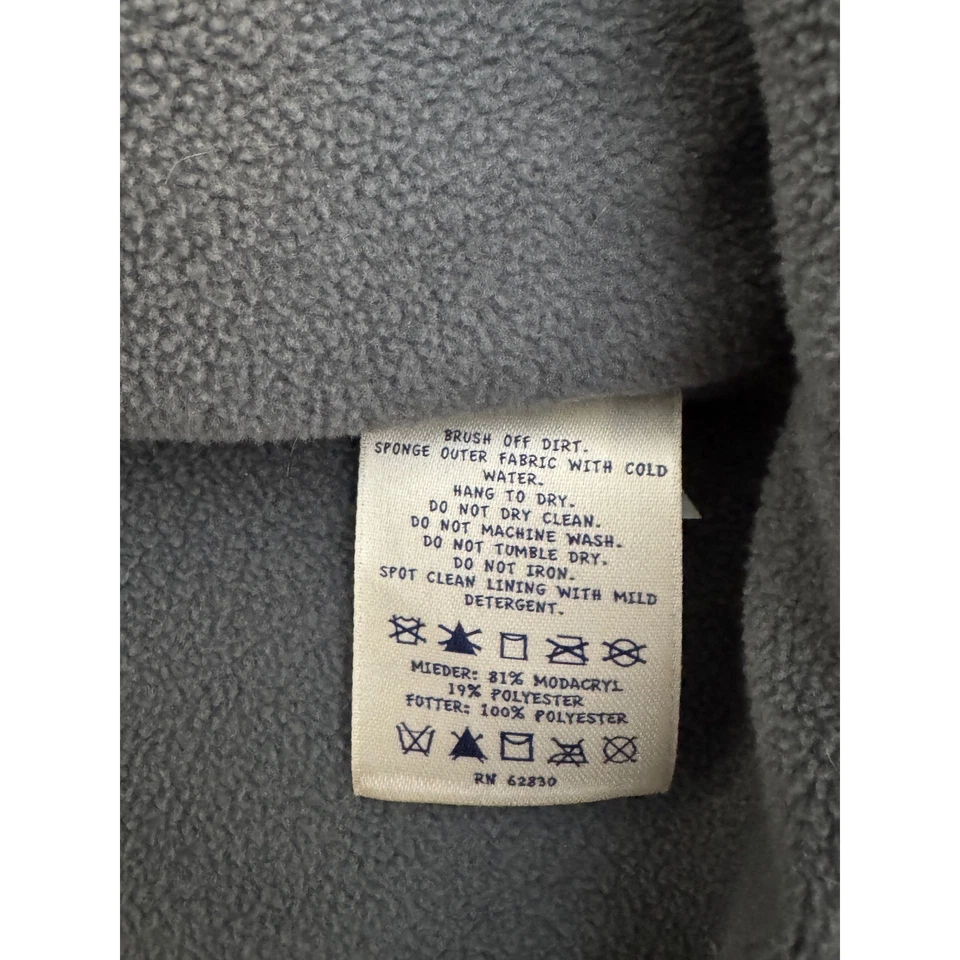 Chaleco de piel sintética Lands' End para niña talla 10-12 sin mangas gris glamuroso niña Foto 4 de 4