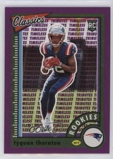 2022 Panini Classics Rookies Timeless Tributes Purple 43/50 Tyquan Thornton he0