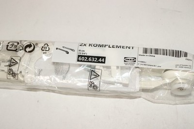 Ikea Komplement Pull-Out Rail for Baskets White 13-3/4'' 602.632.44