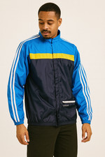 Adidas Originals Vintage Rare Glanz Jacket Windbreaker Cal Surf Blue