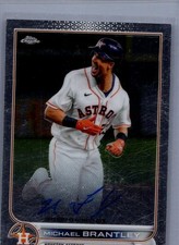 2022 Topps Chrome - Chrome Veteran Autographs Michael Brantley #CVA-MB (AU)