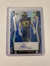 2022 Leaf Flash - Aidan Hutchinson #BA-AH1 Silver Kaleidoscope /30 (AU, RC)