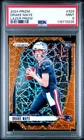 🔥 2024 Panini Prizm - Rookie Drake Maye #329 Orange Lazer Prizm (RC) - PSA 9 🔥