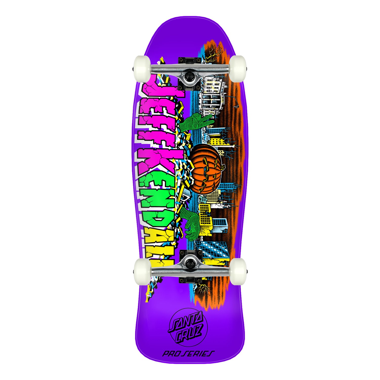 Santa Cruz Skateboard Assembly Kendall Pumpkin Reissue 10" x 30.12" Complete