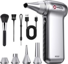 Compressed Air Duster-125,000 RPM Cordless Electric Air Duster, Rechargeable