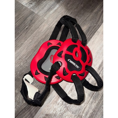 Brute Wrestling Headgear Red Black Adjustable 4-Strap Ear Guard Protective Gear