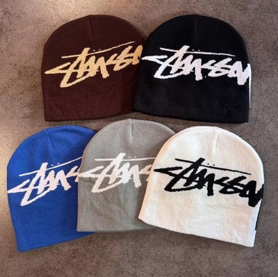 Stussy Beanie Knit Winter Hat Skull Cap Assorted Colors Streetwear One Size