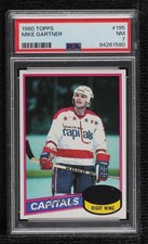 1980-81 Topps Mike Gartner #195 PSA 7 HOF 0x3f