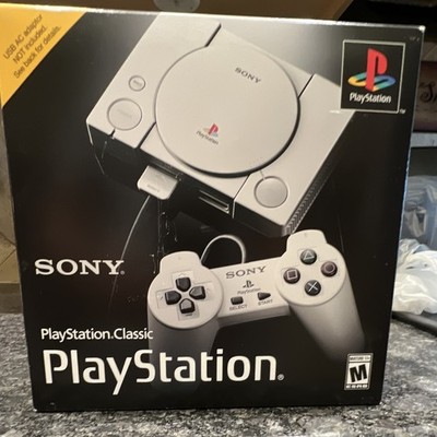 Sony PlayStation Classic Mini-console 20 Preloaded Games HDMI 2 Controllers -New