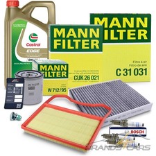 MANN-FILTER INSPEKTIONSPAKET FÜR SEAT IBIZA 5 KJ VW POLO 6 AW 1.0 CHYB CHYC 17- 