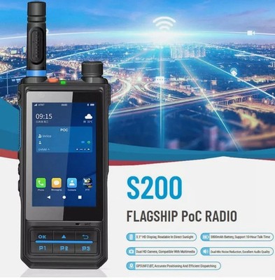 S200 4G Network Radio Android Smartphone PTT  Mobile Phone +32GB