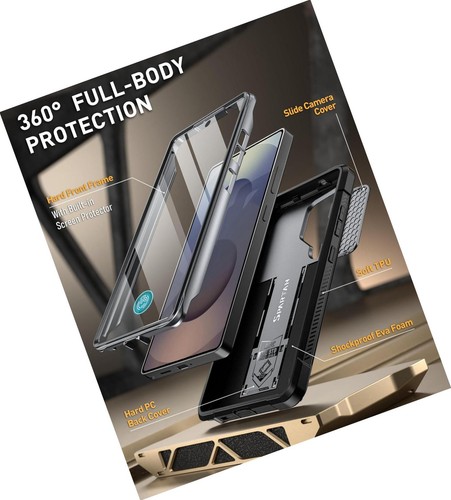 Custodia per Galaxy S25 Ultra 6.9, [Cover Fotocamera Slide] [Schermo con - Foto 2 di 6