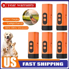 Ultrasonic Anti Bark Control Stop Barking Away Pet Dog Training Tool Portable US