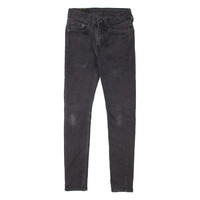 LEVI'S 519 Hi-Ball Mens Jeans Black Slim Skinny W28 L29