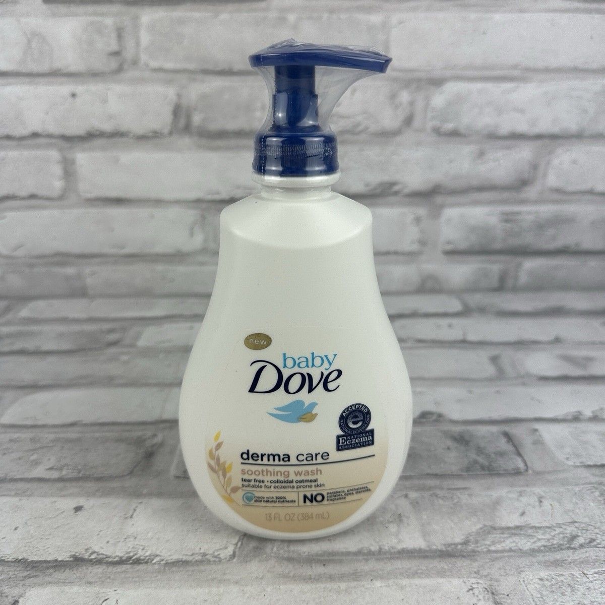 Dove Baby Derma Care Soothing Wash Tear Free 13 fl oz (384 ml) New Sealed