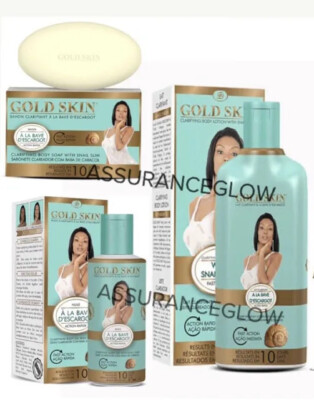 Gold Skin Snail Slime Lotion + Öl + Seife Original Set