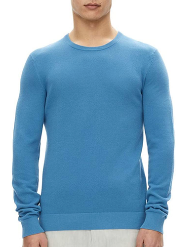 New THEORY Mens Riland Pique Cotton 
