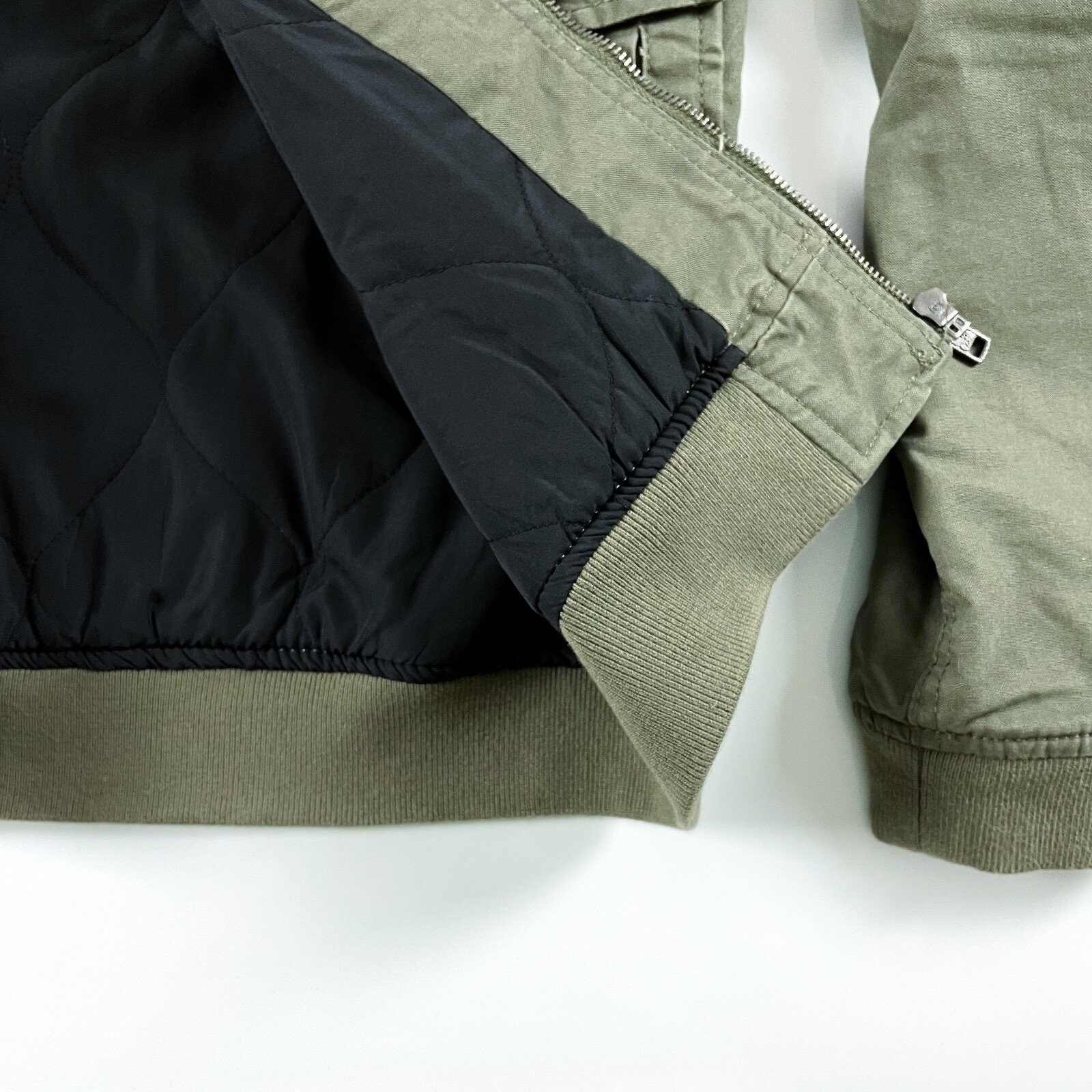 superdry mens rookie winter aviator bomber jacket military khaki