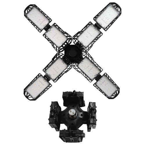 B22/E27 LED Garage Light 100W 5000LM Workshop Ceiling Lighting Deformable Lamp - Picture 13 of 14