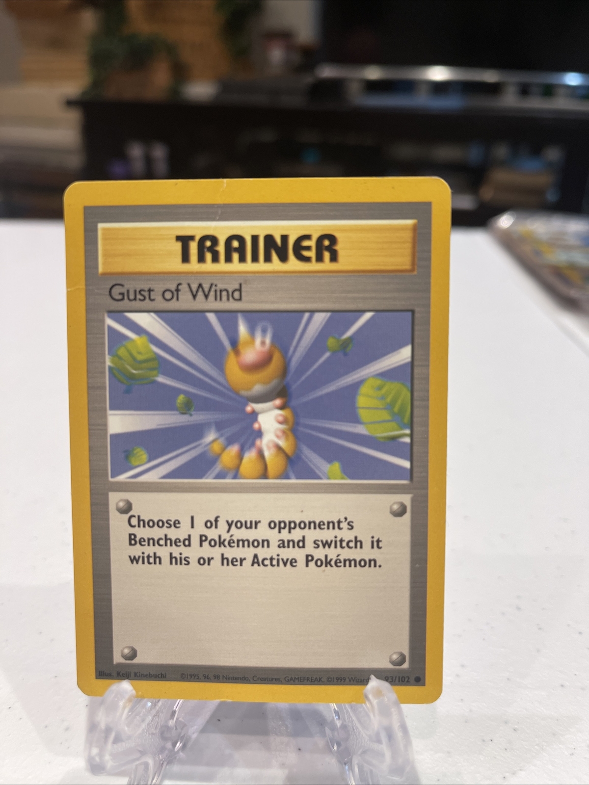 Pokémon TCG Gust of Wind Base Set 93/102 Regular Common