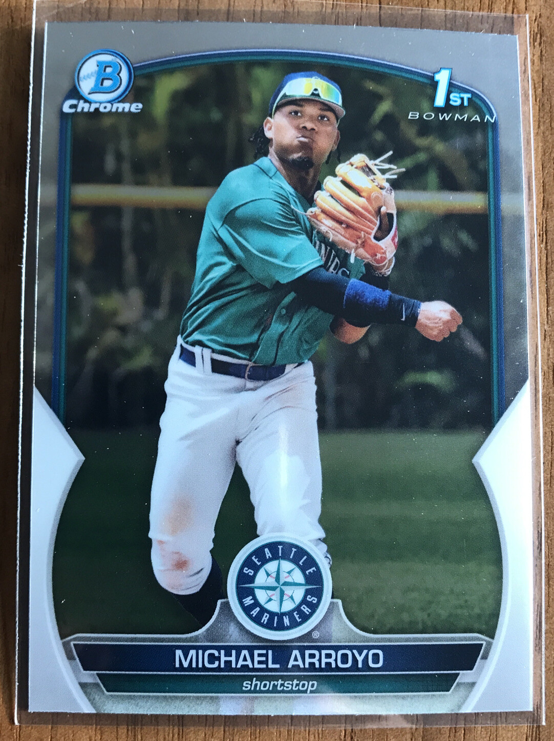 2023 Bowman Chrome Base 1st Bowman MICHAEL ARROYO #BCP-63 MARINERS