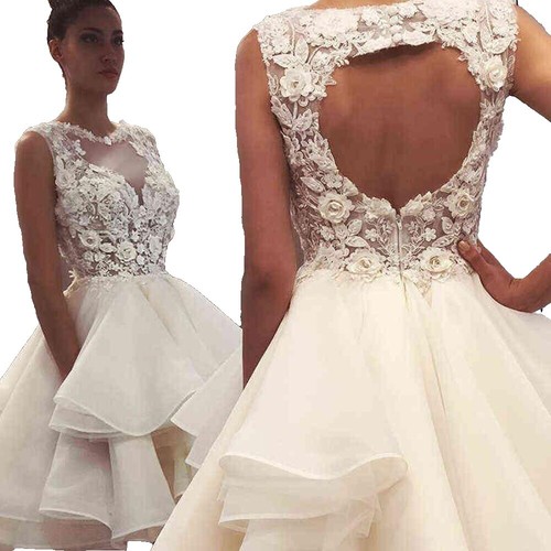By Anthropologie Corset Tiered Lace Ruffle Maxi in Ivory Dress Medium $268 | eBay By Anthropologie Corset Tiered Lace Ruffle Maxi in Ivory Dress Medium $268 | eBay
