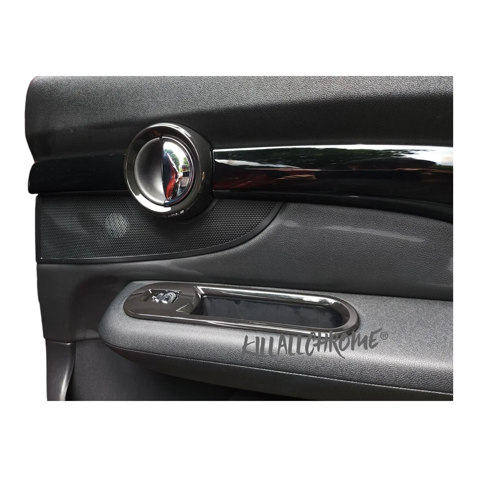 MINI F54 PIANOFORTE NERO LUCIDO INTERRUTTORE FINESTRA Cover Trims Clubman JCW VENDITORE UK - Immagine 4 di 4