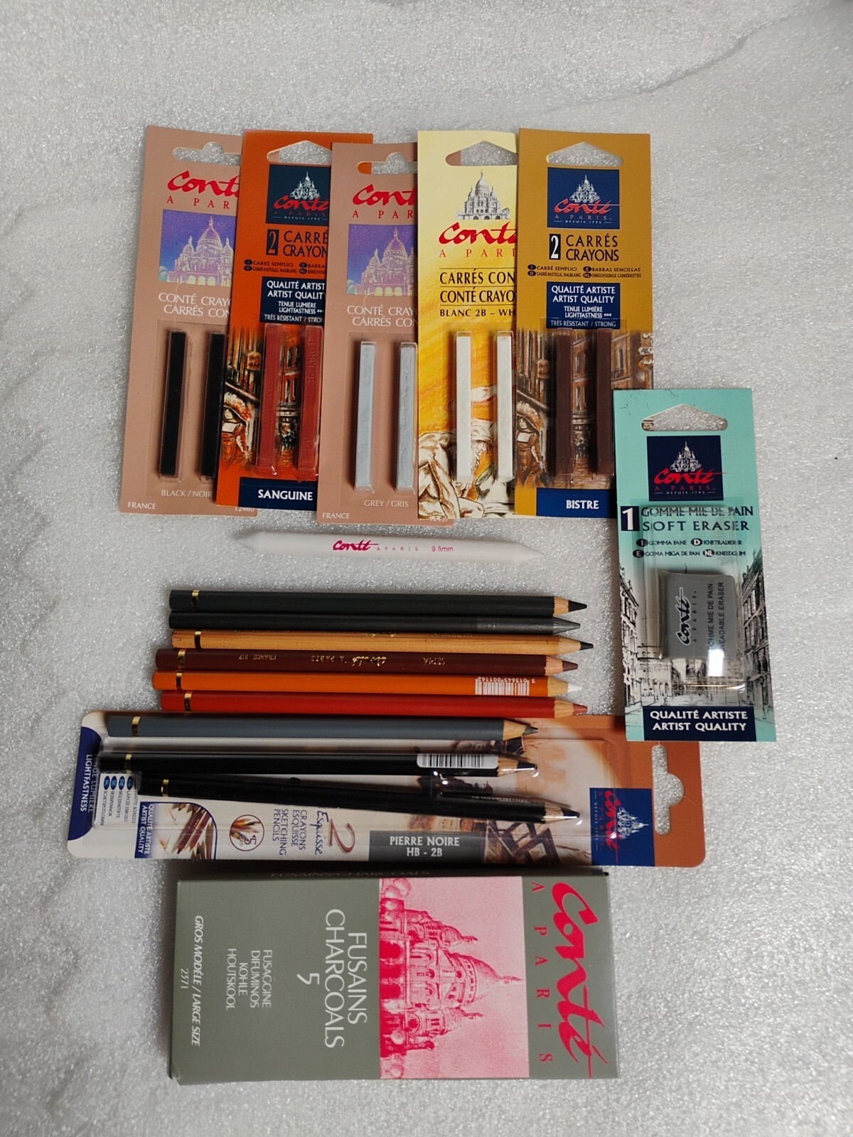 CONTE' A PARIS SKETCHING KIT PENCILS MATITE CARRE' E ACCESSORI