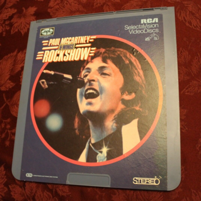 Paul McCartney & Wings Rockshow ~ CED ~ RCA Selectavision Video