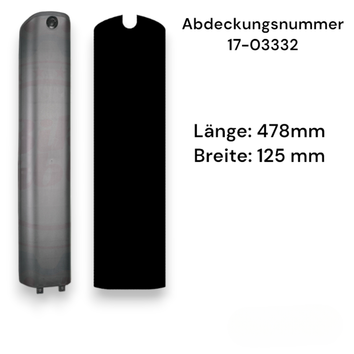 Pellicola Protettiva In Vinile Per Copertura Batteria E-Bike CUBE - Shredders Shroud Blue