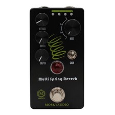 Pedale Chitarra Professionale Multi Spring Reverb Mosky Effetti 4 Modalità Modulazione