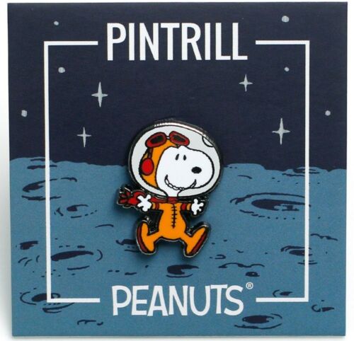 ⚡RARE⚡ PINTRILL x PEANUTS Jumping Astronaut Snoopy Pin *BRAND NEW* 🚀 - 第 1/3 張圖片