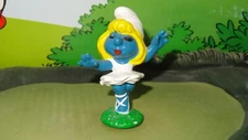 Smurfs Ballet Dancer Smurfette Smurf Ballerina 20098 Rare Vintage Display Figure