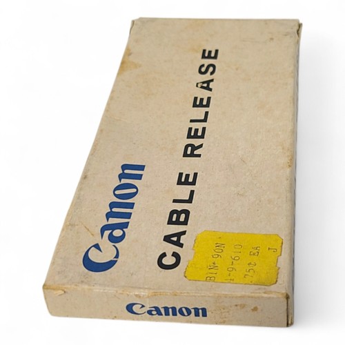 Vtg Canon Shutter Cable Release 250mm 10" Canon SLR Film Cameras In Original Box - Picture 8 of 13