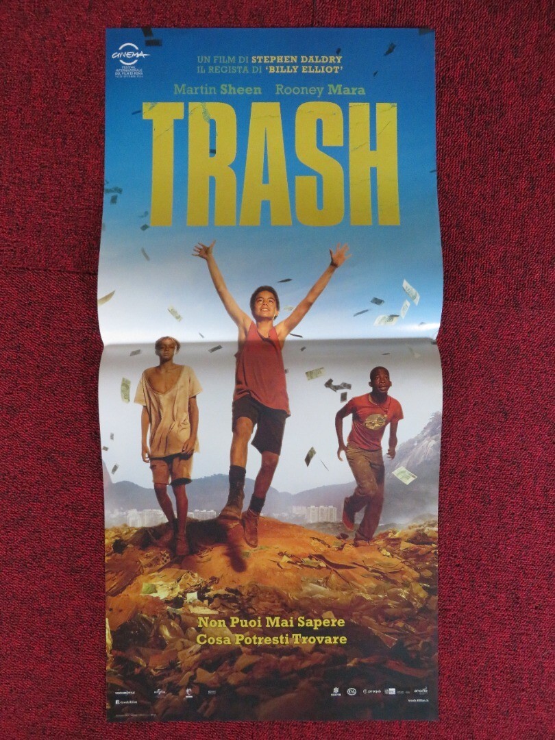 Locandina originale film Trash (2014) - Regia di Stephen Daldry