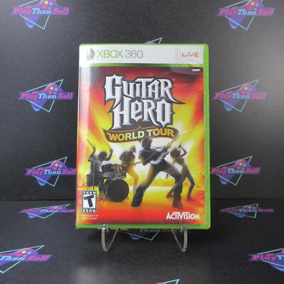 Guitar Hero World Tour Xbox 360 Complete CIB 47875955271|