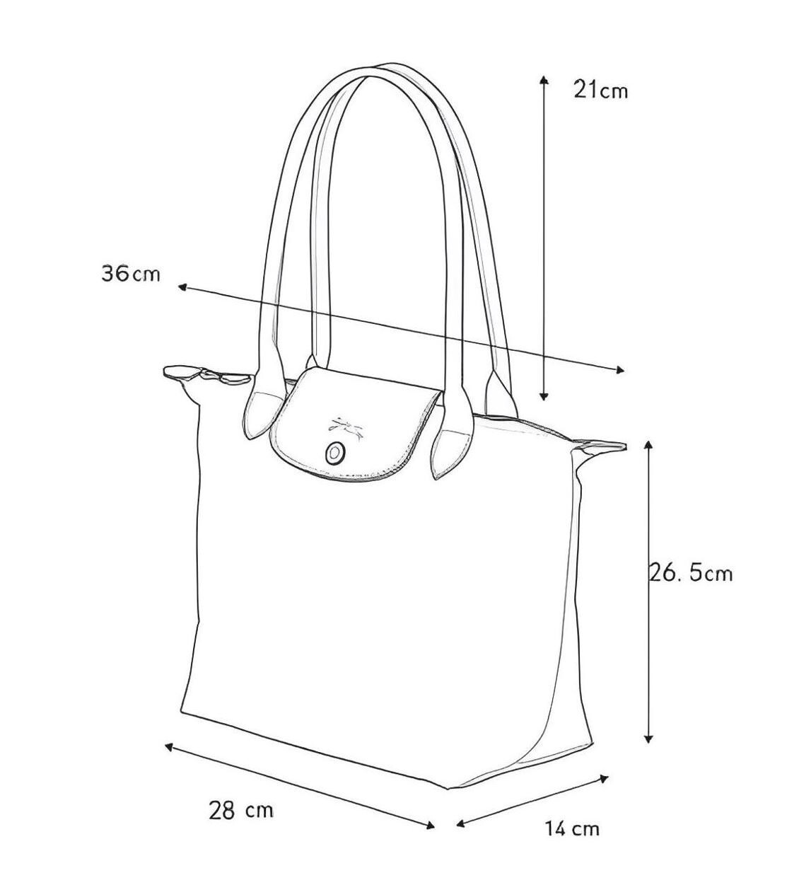 Longchamp le pliage small shoulder tote bag M / Petal Pink eBay