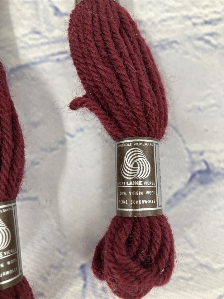 DMC 7218 Madejas Ultra Dk. Rojo Ladrillo Laine Colbert Tapiz Bordado Hilo Lote 3 Foto 4 de 4