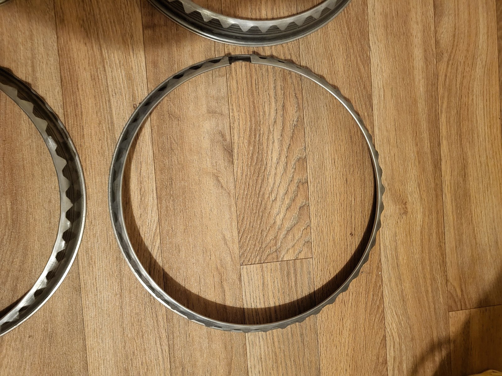 14 Inch Stainless Steel Wheel Trims From an MGB eBay