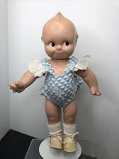 12” Vintage Antique Kewpie Doll Compo Jointed Legs Repainted Original Outfit #SF