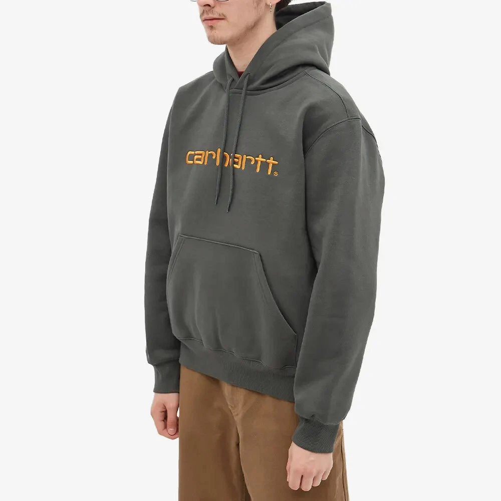 Carhartt WIP Classic Hoodie Men boxwood/ochre | eBay