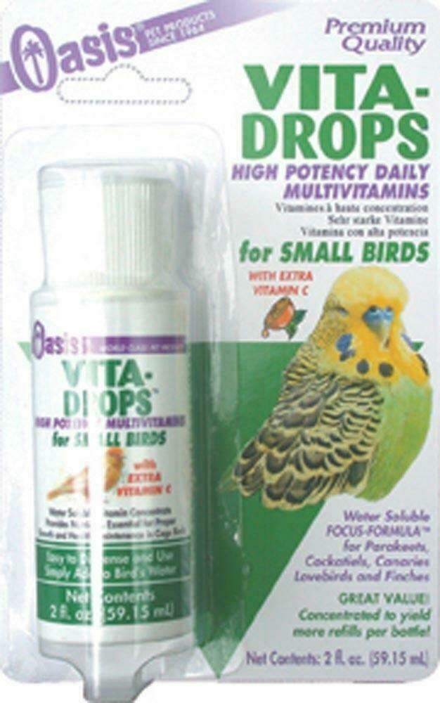 Vita Drops High potency Vitamins for Caged Birds with Extra Vitamin C