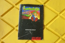 lemmings Super Nintendo Instruction Manual Booklet ONLY 