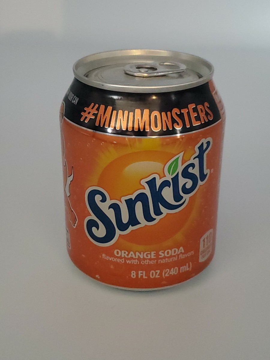 2015 SUNKIST Mini Can Halloween Edition #MINIMONSTERS Full soda