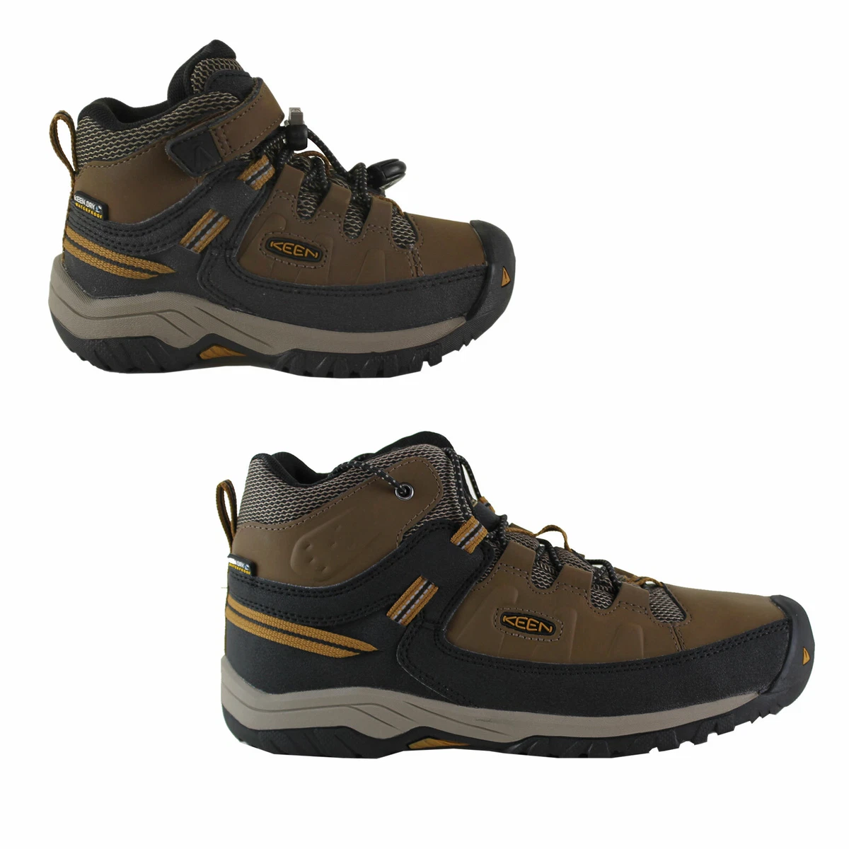 Bottes de neige imperméables pour hommes - FUNMOON - Gris - Lacets - Peluche - Hiver Gris - Chaussures
