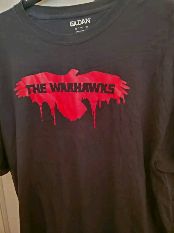 The WarHawks Band Tee Black Red Bird Size XL