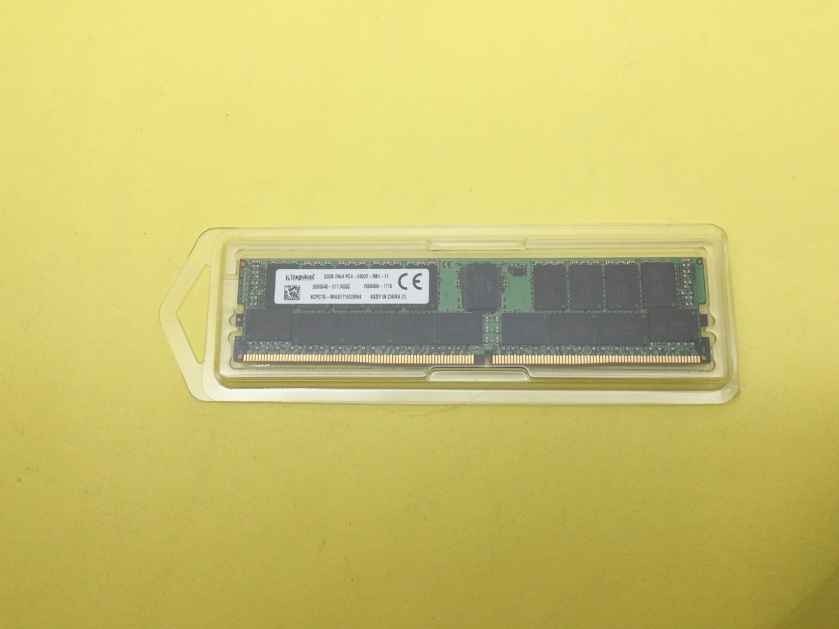 KINGSTON 32GB (1X32GB) 2RX4 PC4-2400T DDR4 SERVER MEMORY KCPC7G