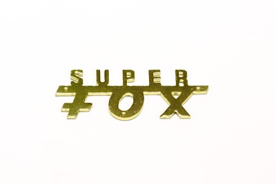Emblem für NSU Super Fox Metallemblem für hinteres Schutzblech