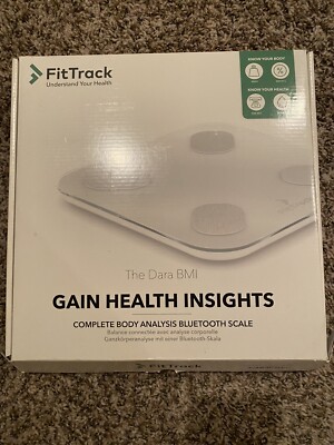 Smart Scale-Fittrack Dara Smart Body BMI Digital Scale -White